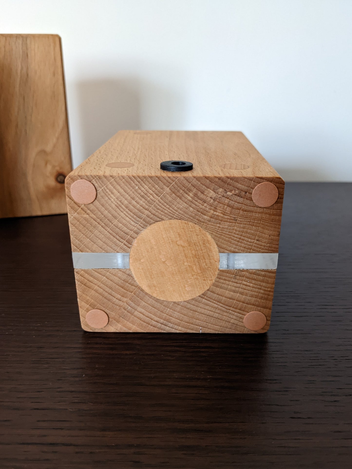 Lampe ou veilleuse en bois de Hêtre & Leds