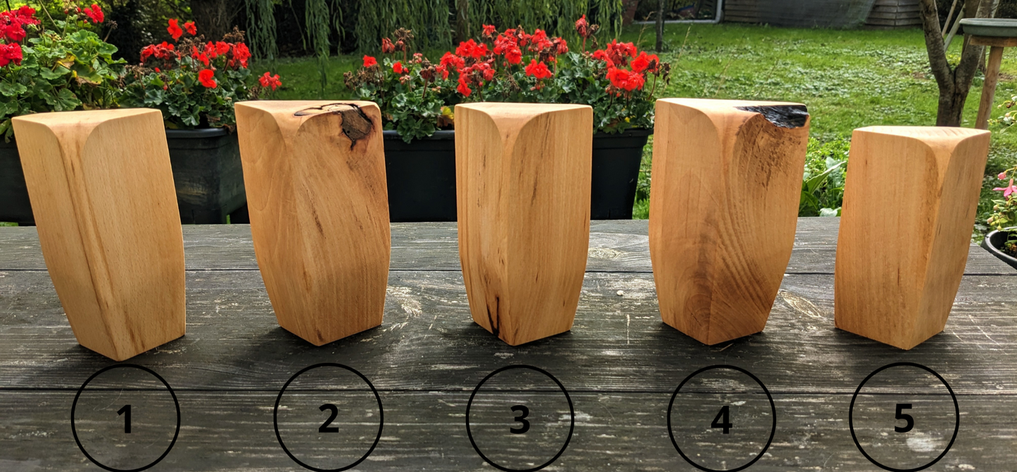 Hiboux en bois décoratif – 15 cm