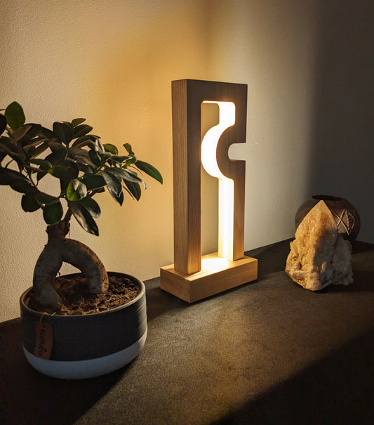 Lampe en bois Design