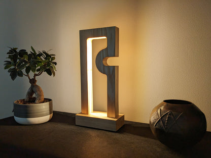 Lampe en bois Design
