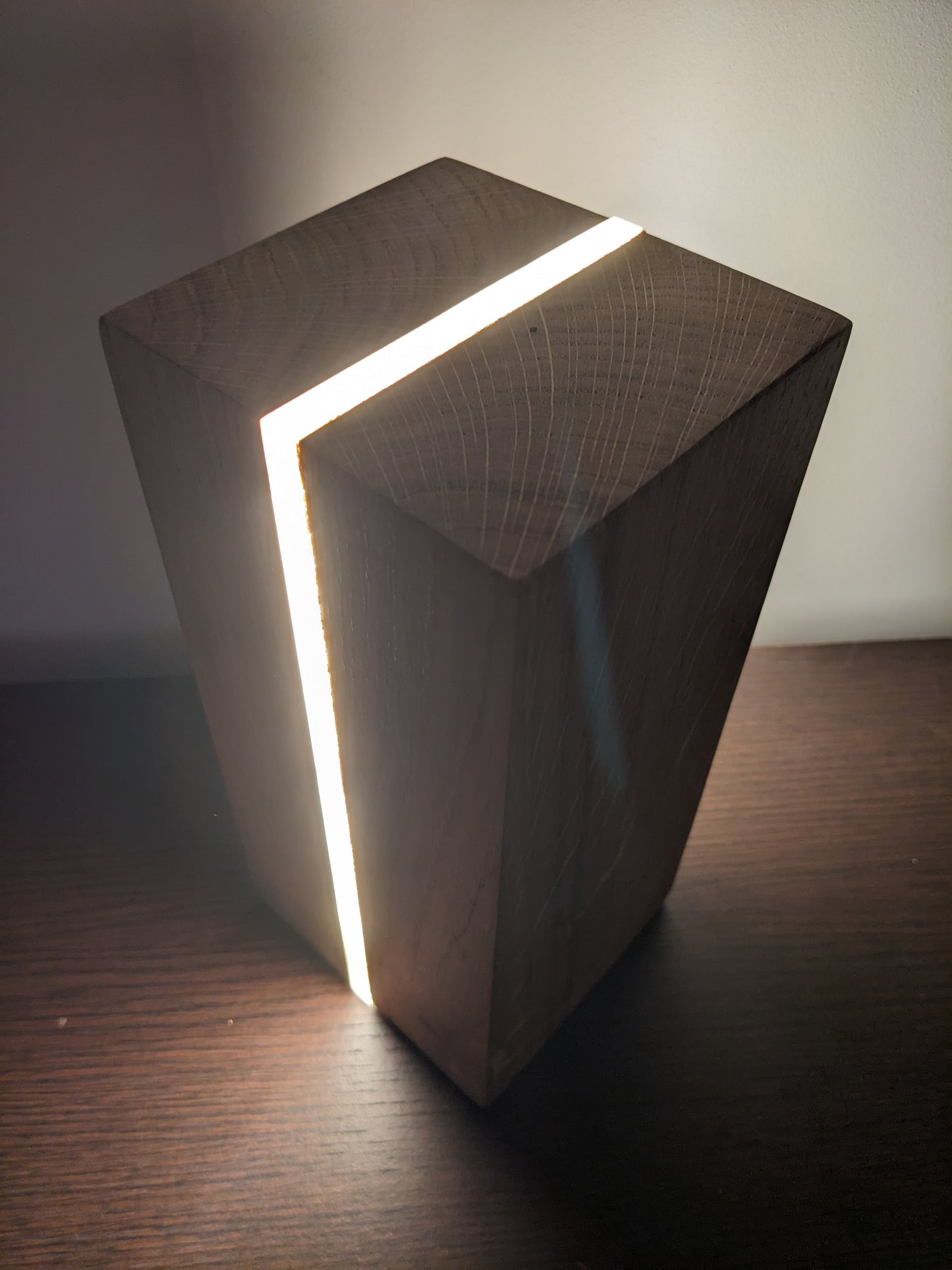 Lampe en bois design
