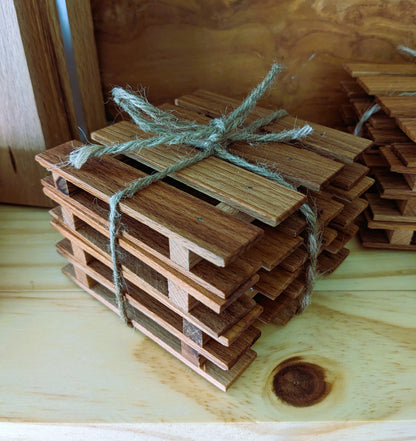 Dessous de verres en bois de hêtre