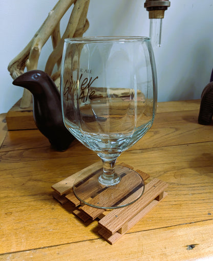 Dessous de verres en bois de hêtre