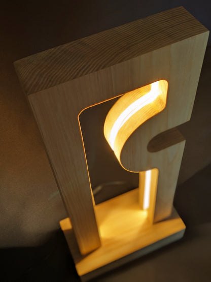 Lampe en bois Design