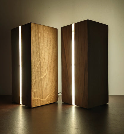 Lampe en bois design