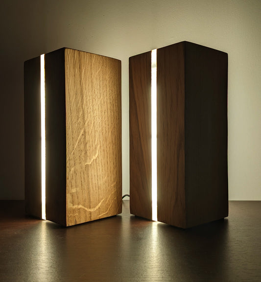 Lampe en bois design