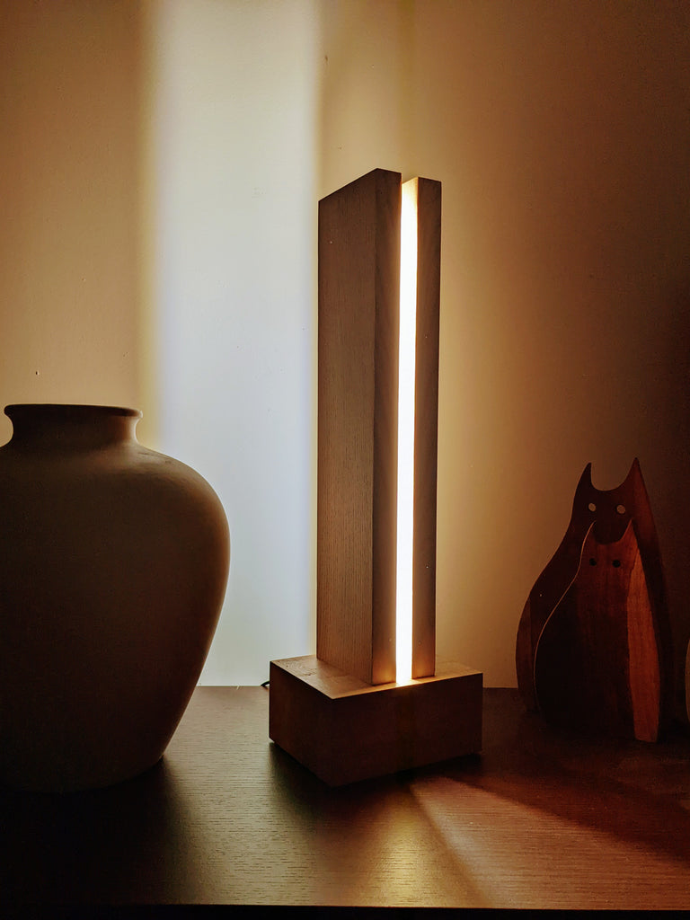 Lampe en bois Design Tour de leds – Little Big Wood