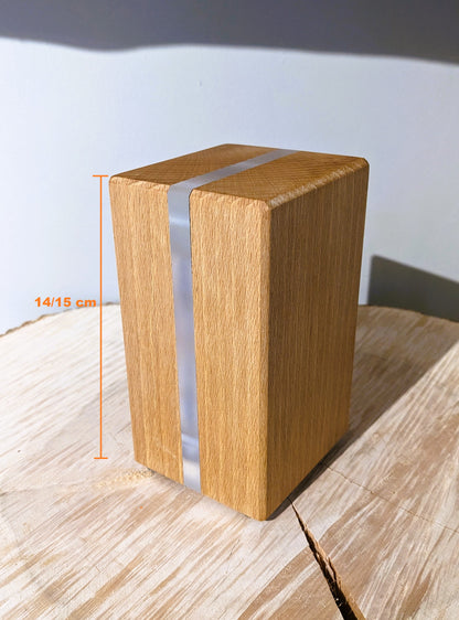 Lampe ou veilleuse en bois de Hêtre & Leds